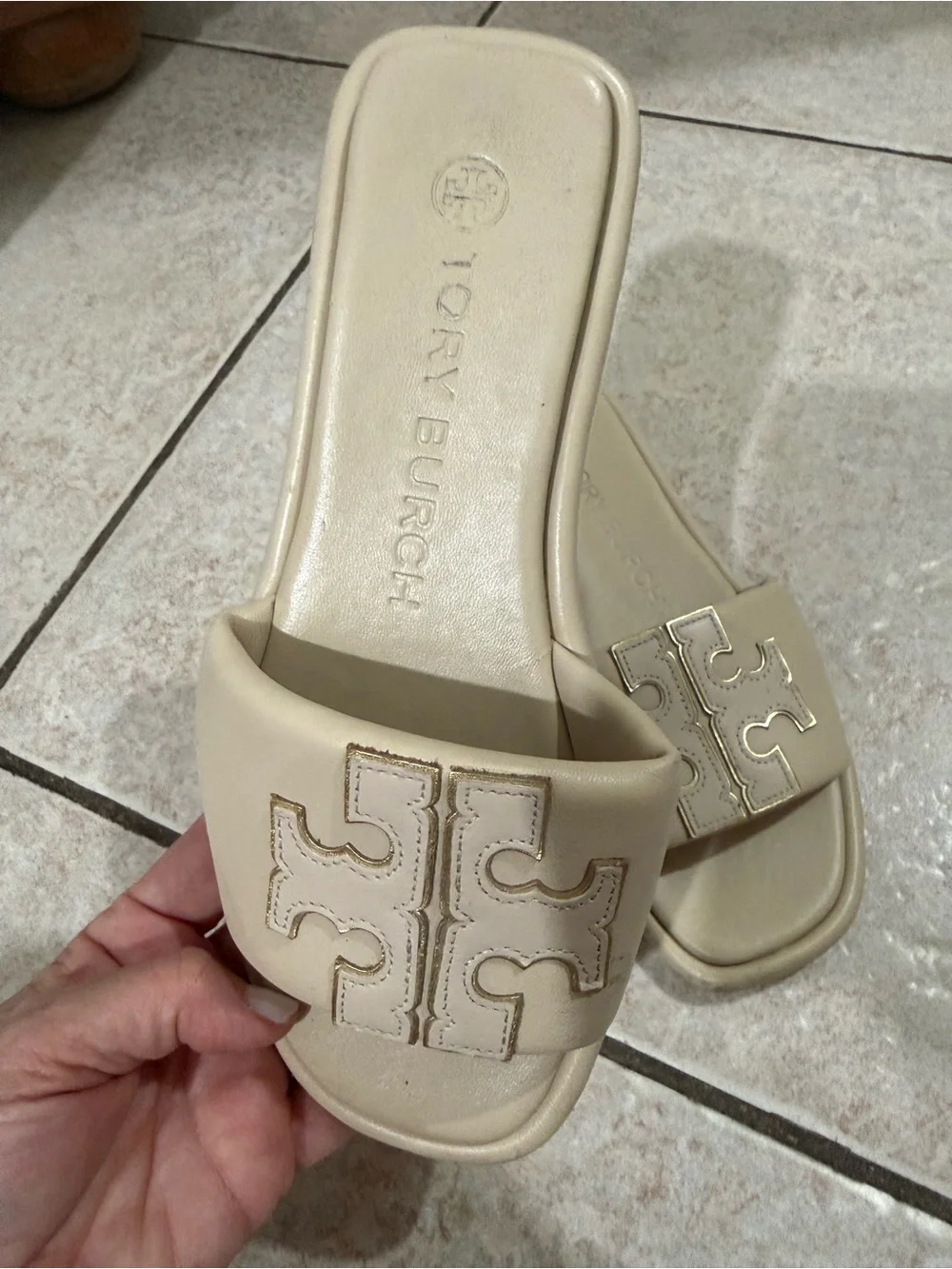 Tory Burch slip slides